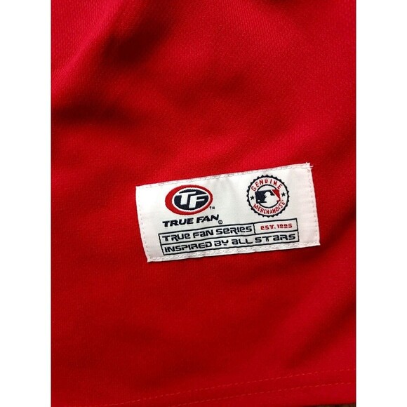 Philadelphia Phillies Baseball Jersey Men's 2XL Red Short Sleeve - Picture 4 of 8